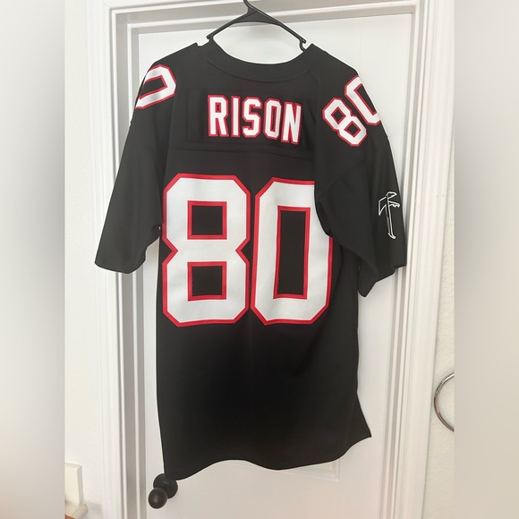 Throwback Cb Rilo Shirts | 1992 Atlanta Falcon Andre Rison Mitchell Ness Throwback Jersey ...